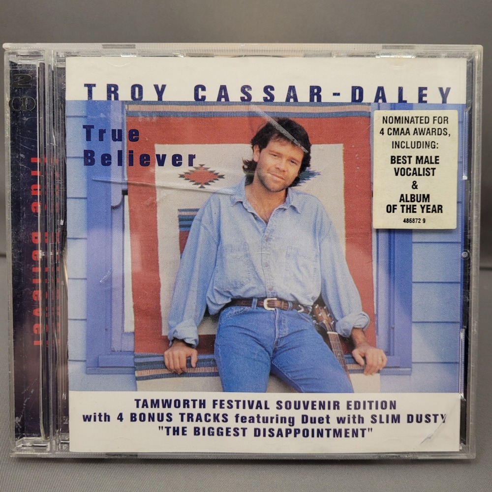 True Believer by Troy Cassar-Daley (CD, 1997)